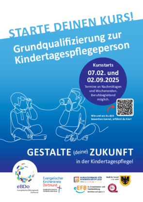 Einladung zur Qualifizierung zur Kindertagespflegeperson in 2025