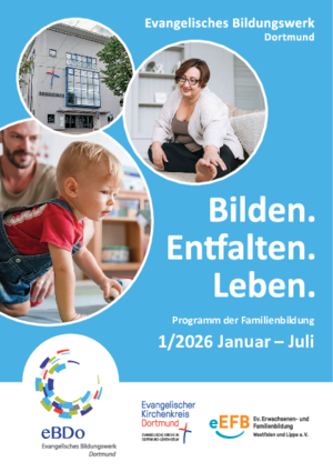 Das Titelblatt des Programms des Ev. Bildungswerks für das 2. Halbjahr 2025