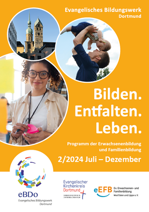 Das Titelblatt des neuen Programms des Ev. Bildungswerks für das 2. Halbjahr 2024